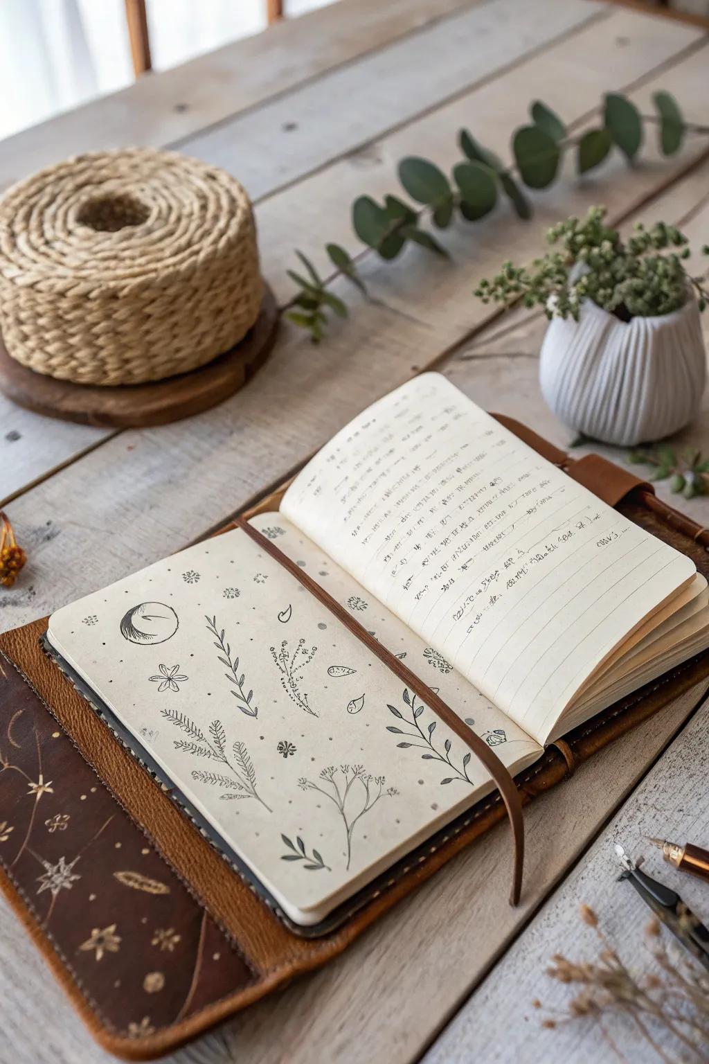 Unlock the mystery of your thoughts with personal symbols that make your journal uniquely yours.