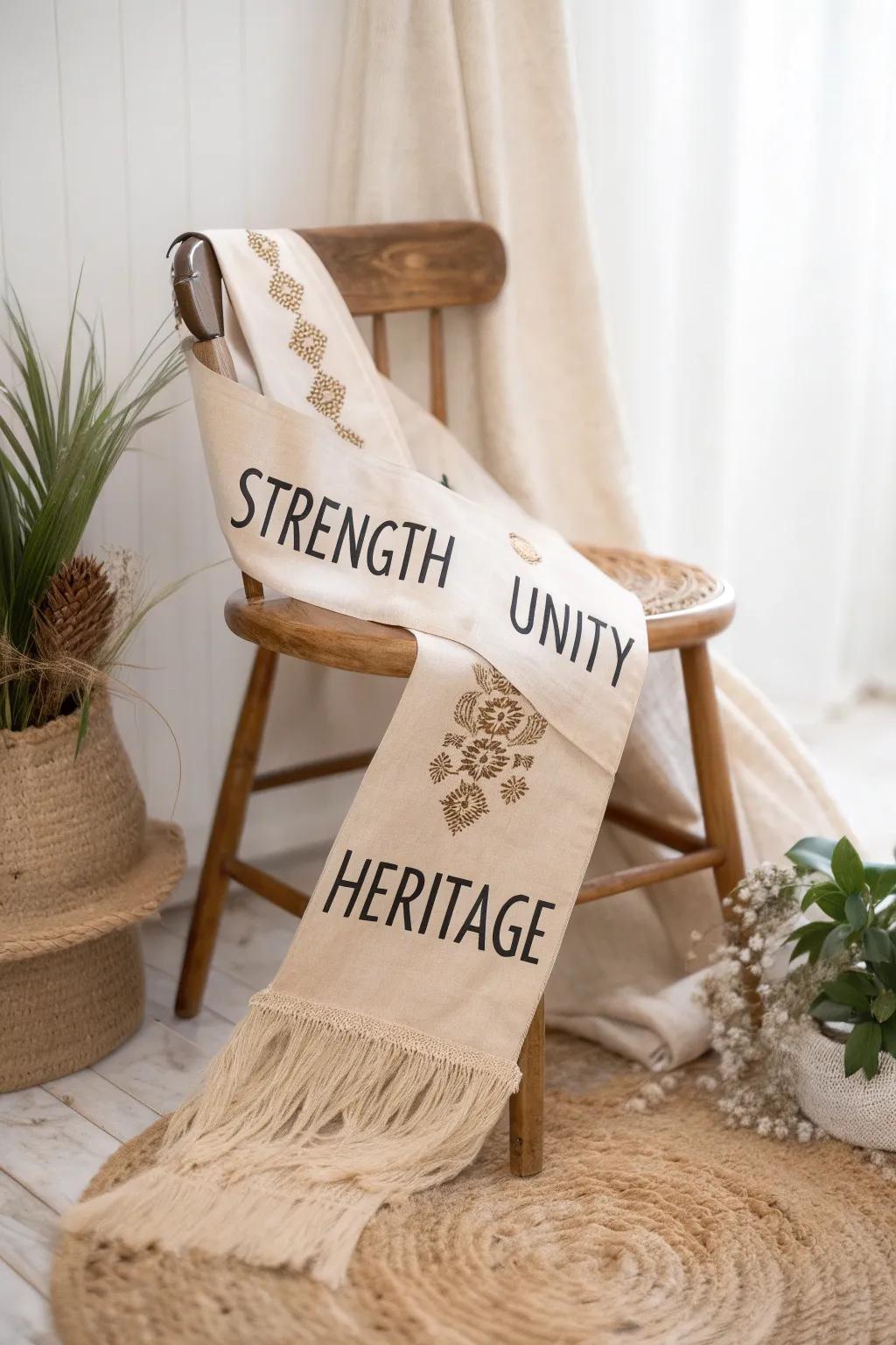 Celebrate empowerment and heritage with handcrafted sashes that speak volumes. #CraftWithPurpose #BlackHistoryMonth