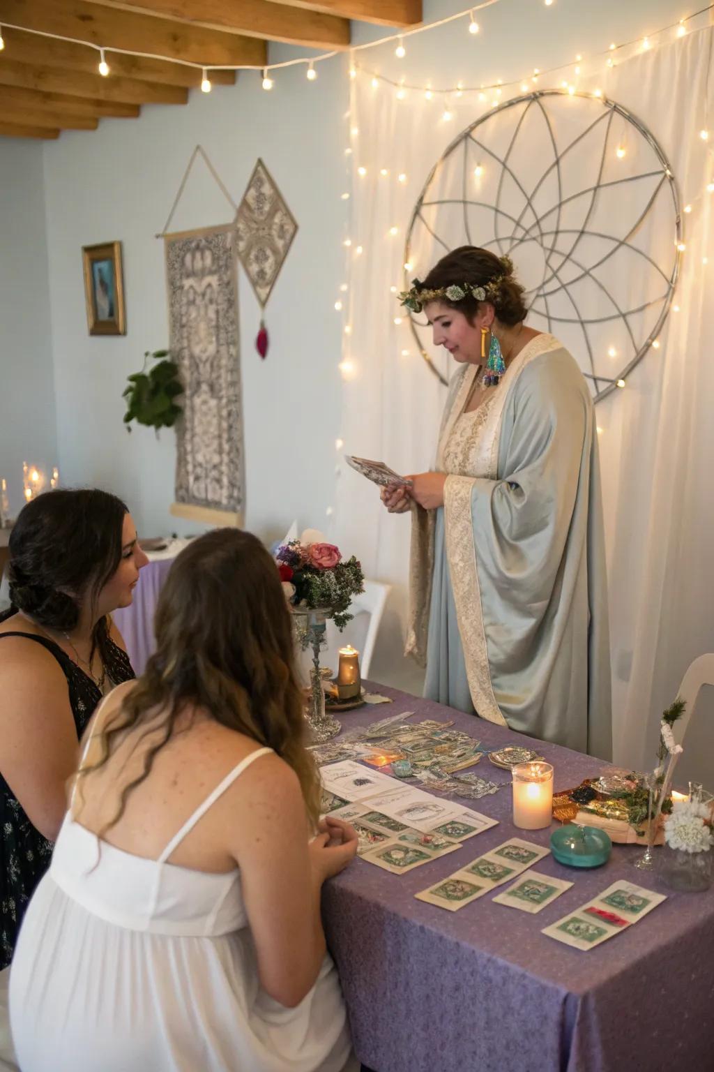 Discover insights with an engaging tarot reading session.