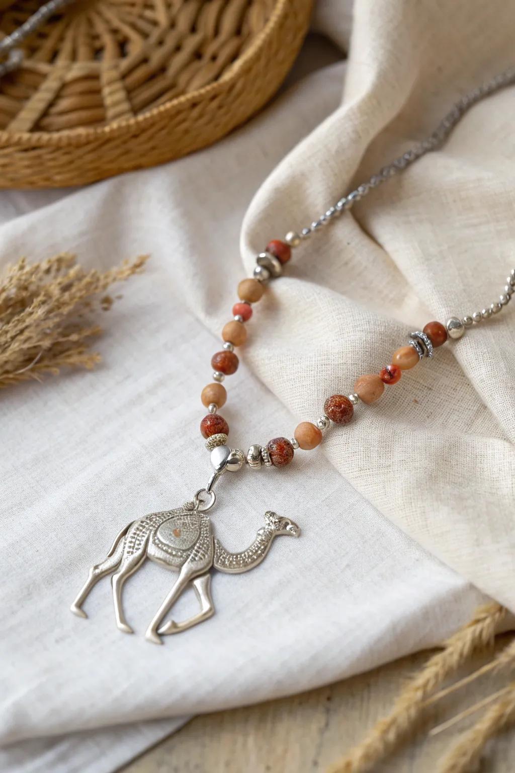 Embrace your love for camels with this stunning handcrafted necklace—where simplicity meets elegance.