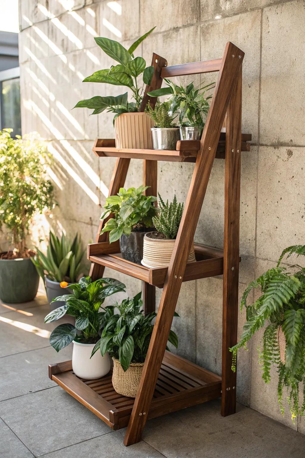 Elevate your greenery game with this stunning DIY plant stand.