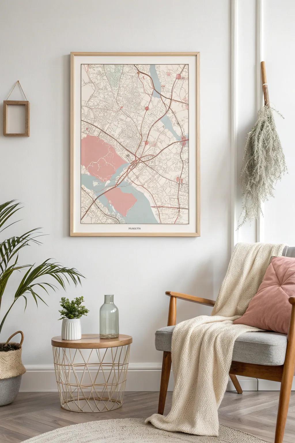 Elevate your space with personalized map art that tells your unique story.
