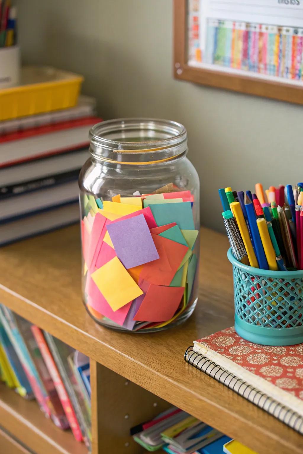 Memory jars to capture and cherish special moments.