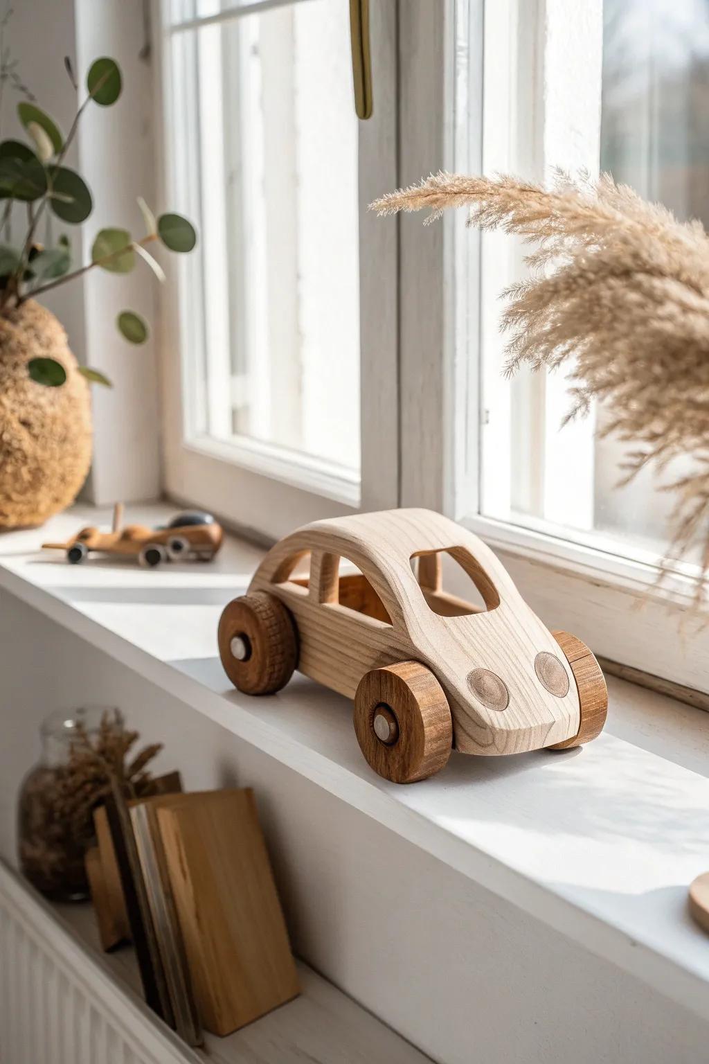 Nostalgia meets craftsmanship: Handcrafted wooden toys that charm both young and old.