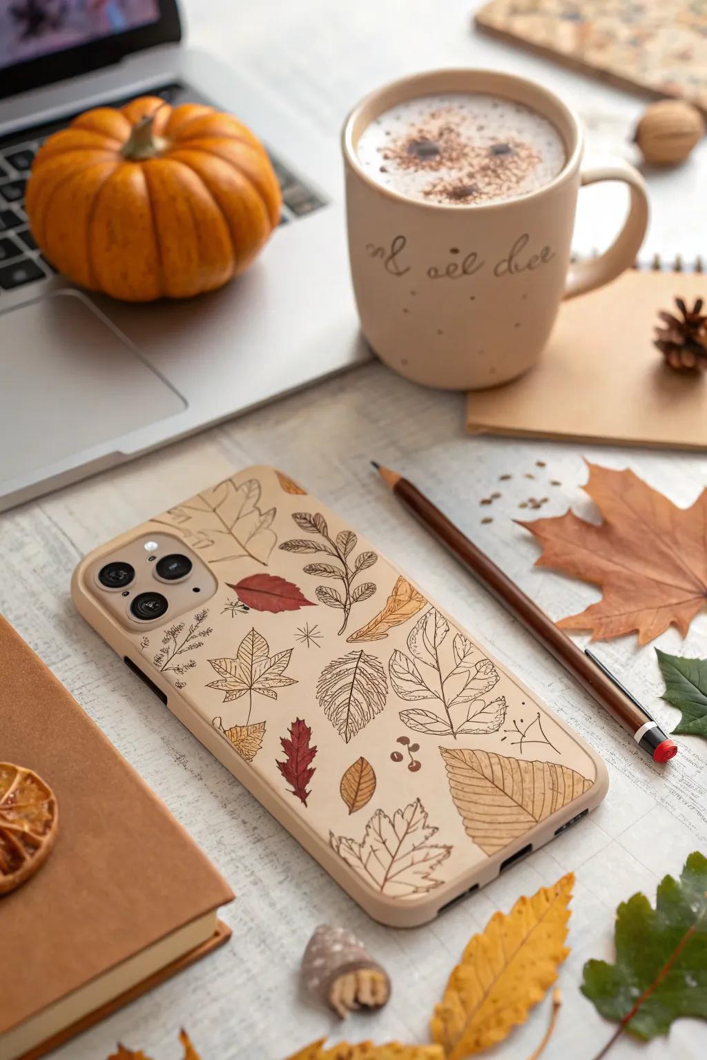 Easily change your phone case style with craft paper designs.