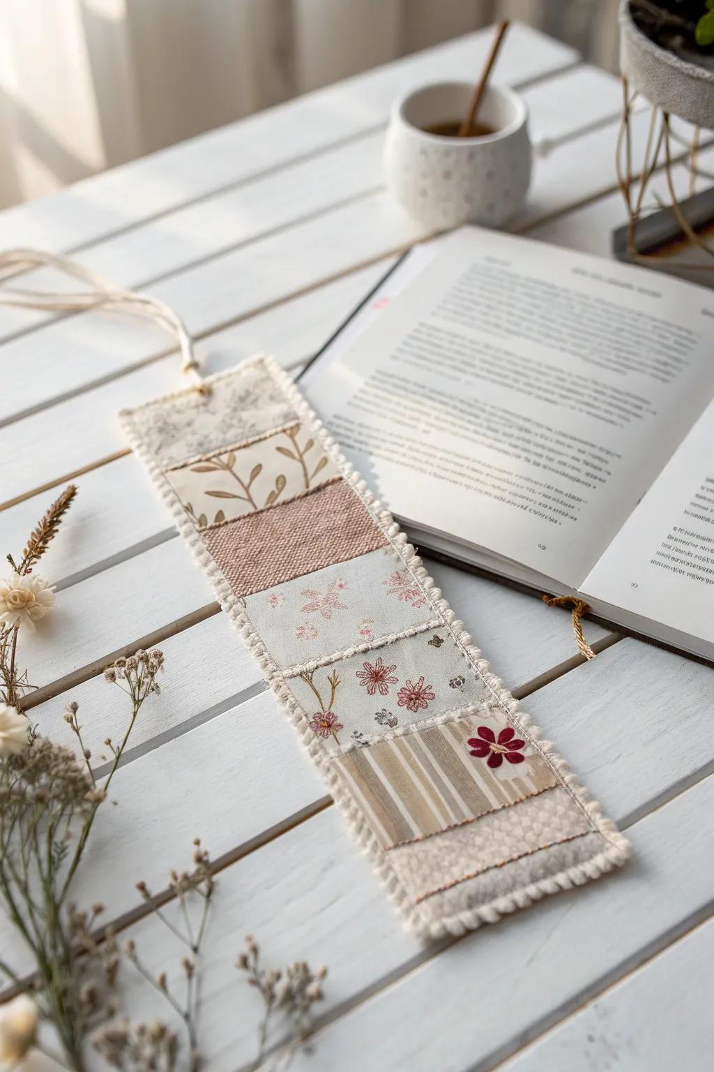 Elevate your reading time with a touch of handcrafted elegance. 🌿📚 #ScandiBoho #FabricCrafts