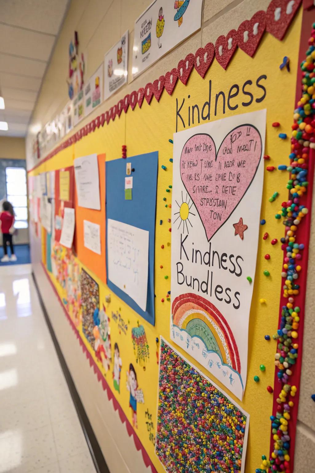 Encourage kindness with a board that celebrates thoughtful acts.