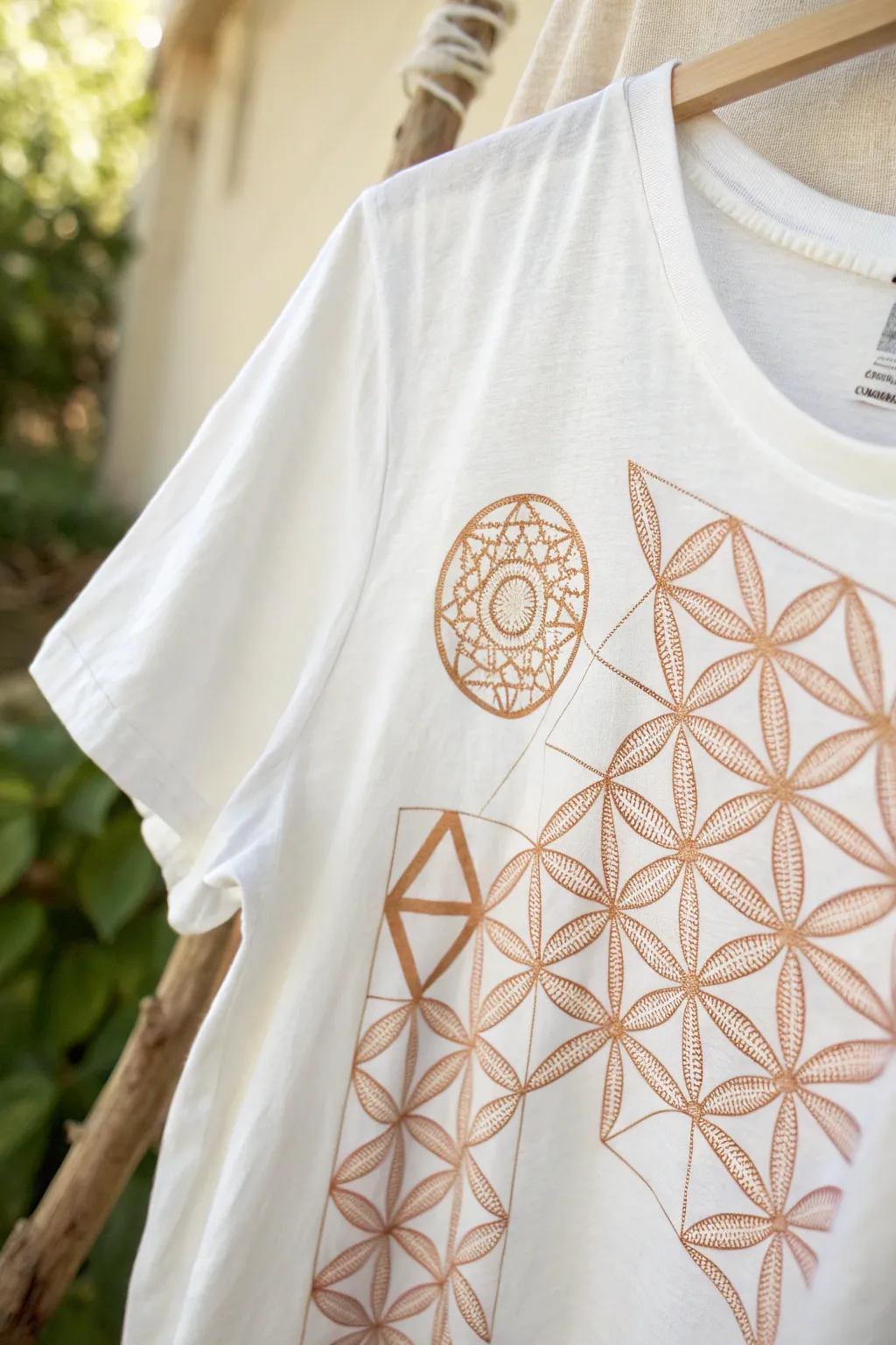 Elevate your style with modern geometric elegance. #CraftedSimplicity