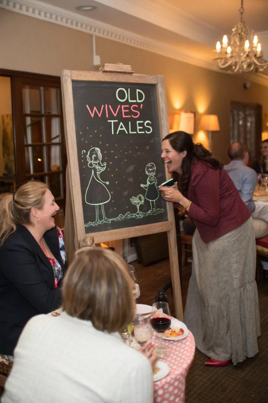 An engaging 'Old Wives’ Tales' guessing game.