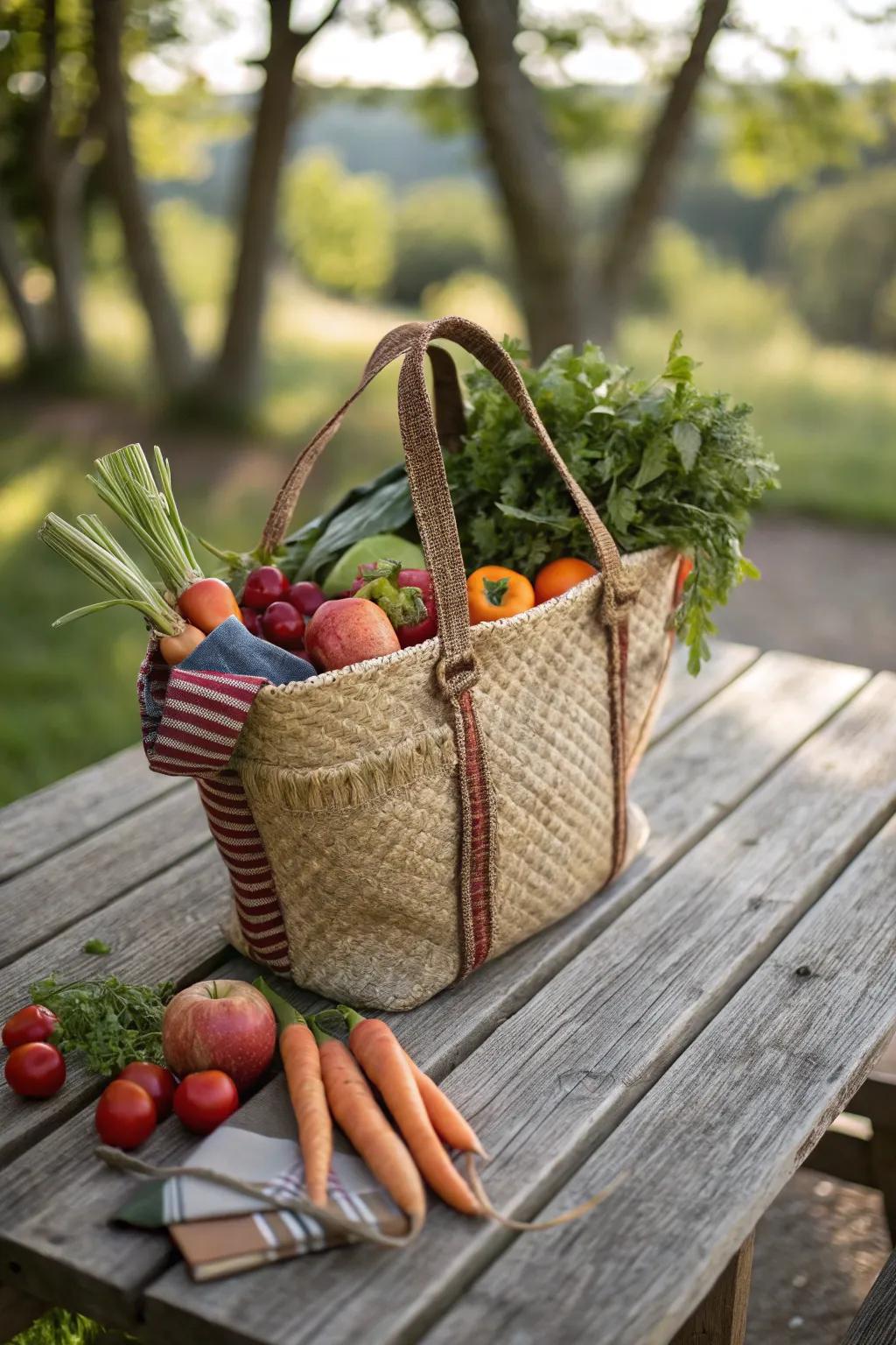 A country girl tote bag for all your daily essentials.