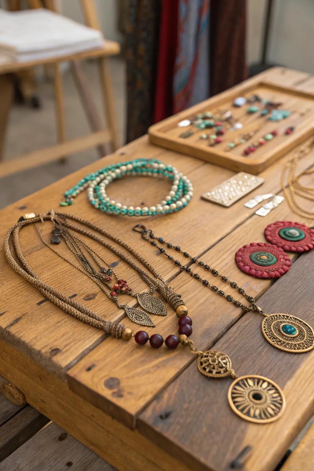 Express individuality with unique handmade jewelry.