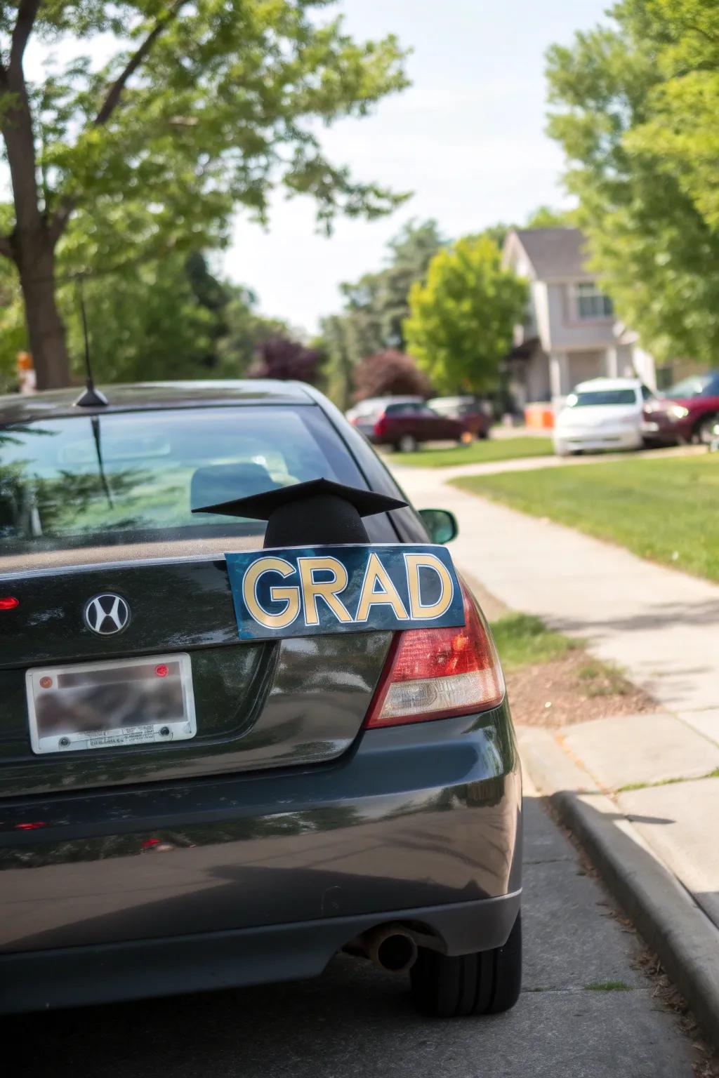 Novelty plates make for a fun and memorable car decoration.