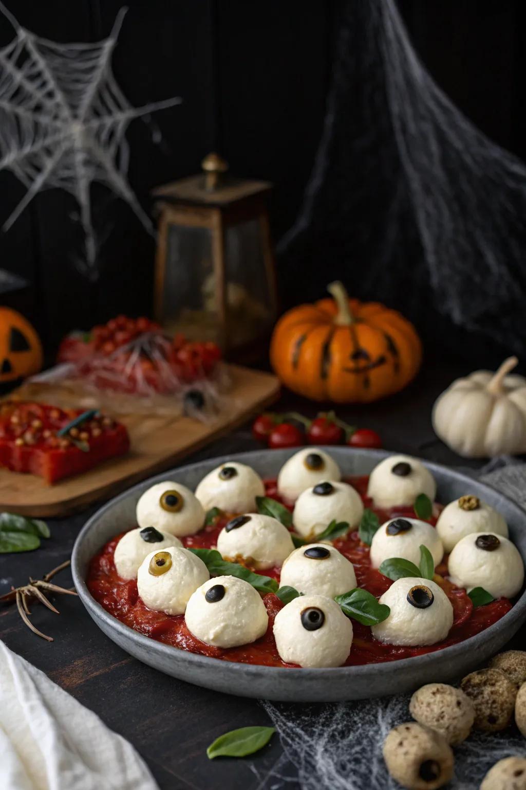 Spook your guests with these creepy yet tasty snacks.