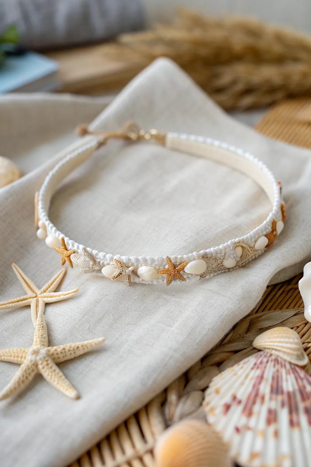 Bring a touch of the sea to your style with handcrafted ocean-themed headbands. 🌊✨ #UnderTheSea #HeadbandCraft