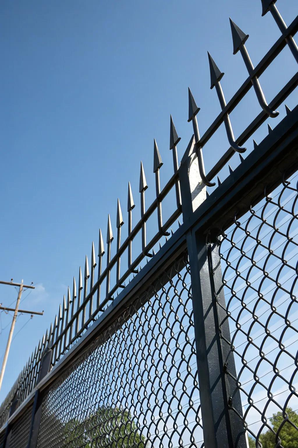 Elevate your home's security with stylish anti-climb spikes.