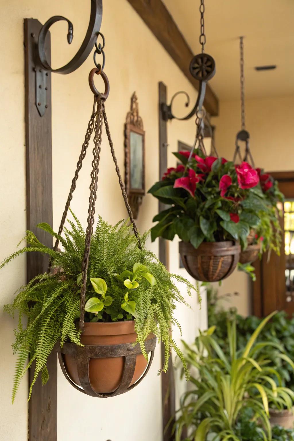 Unique plant hangers that highlight your greenery.