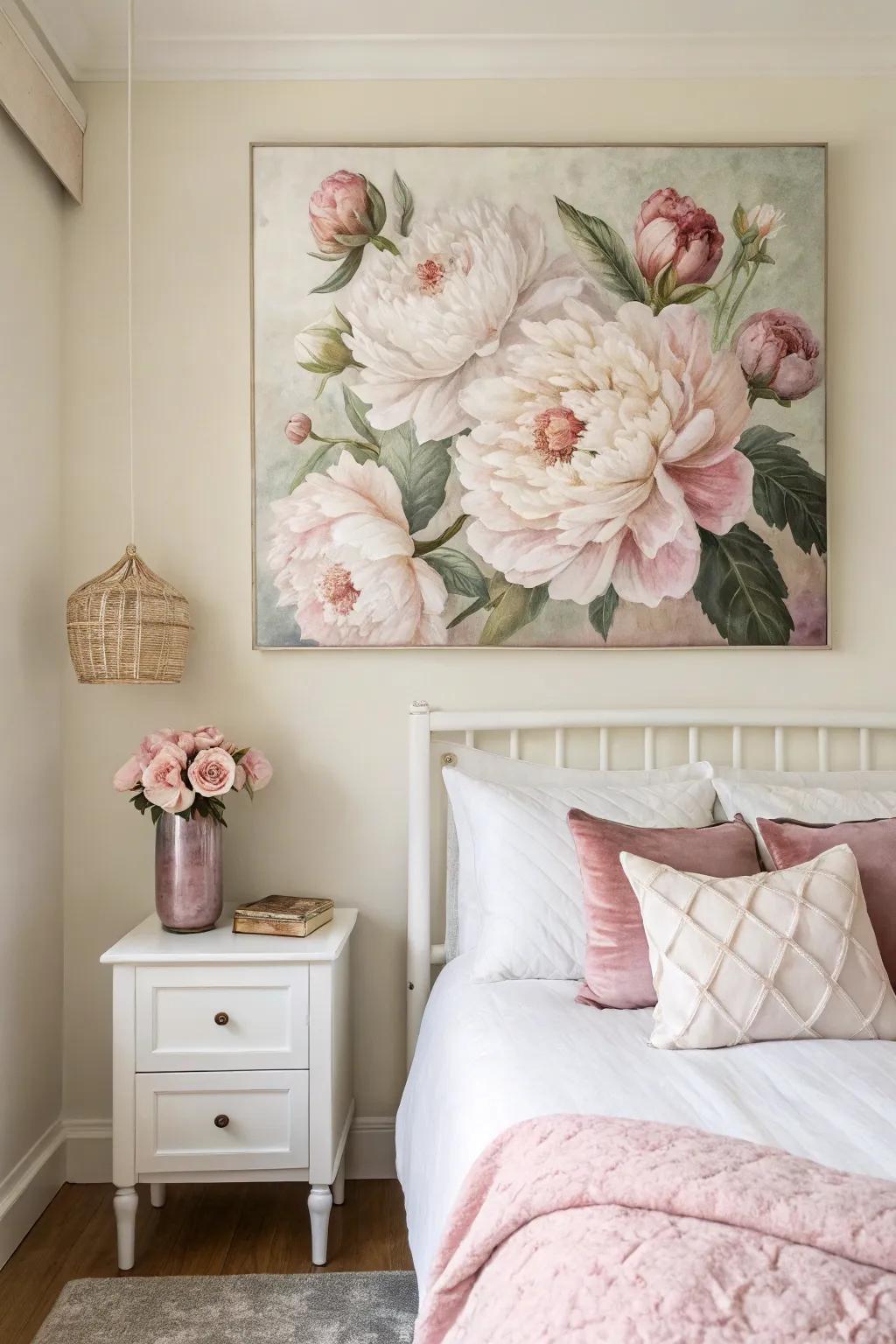 Capture the lush beauty of peonies in your art.