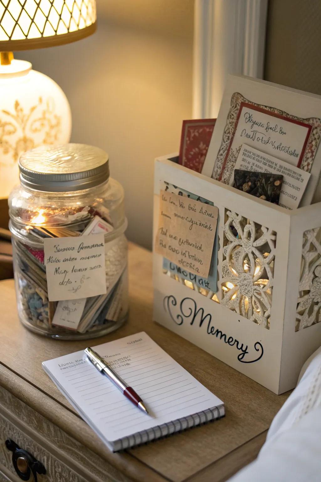 Collect precious memories with this heartfelt memory jar.