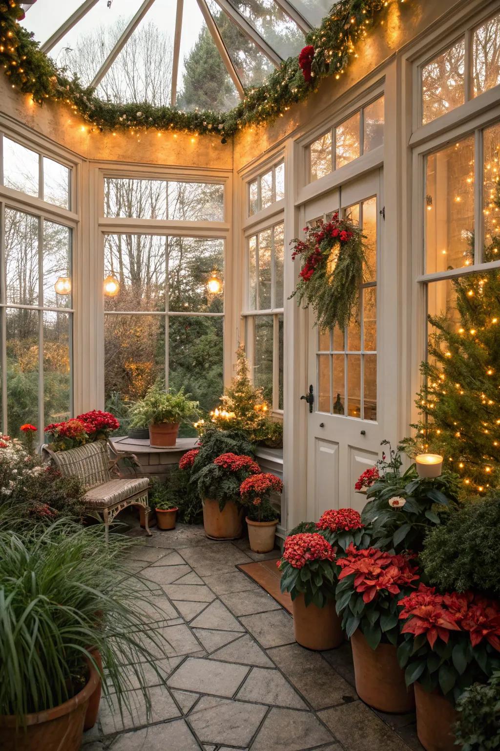 Refresh your orangery with seasonal decor updates.