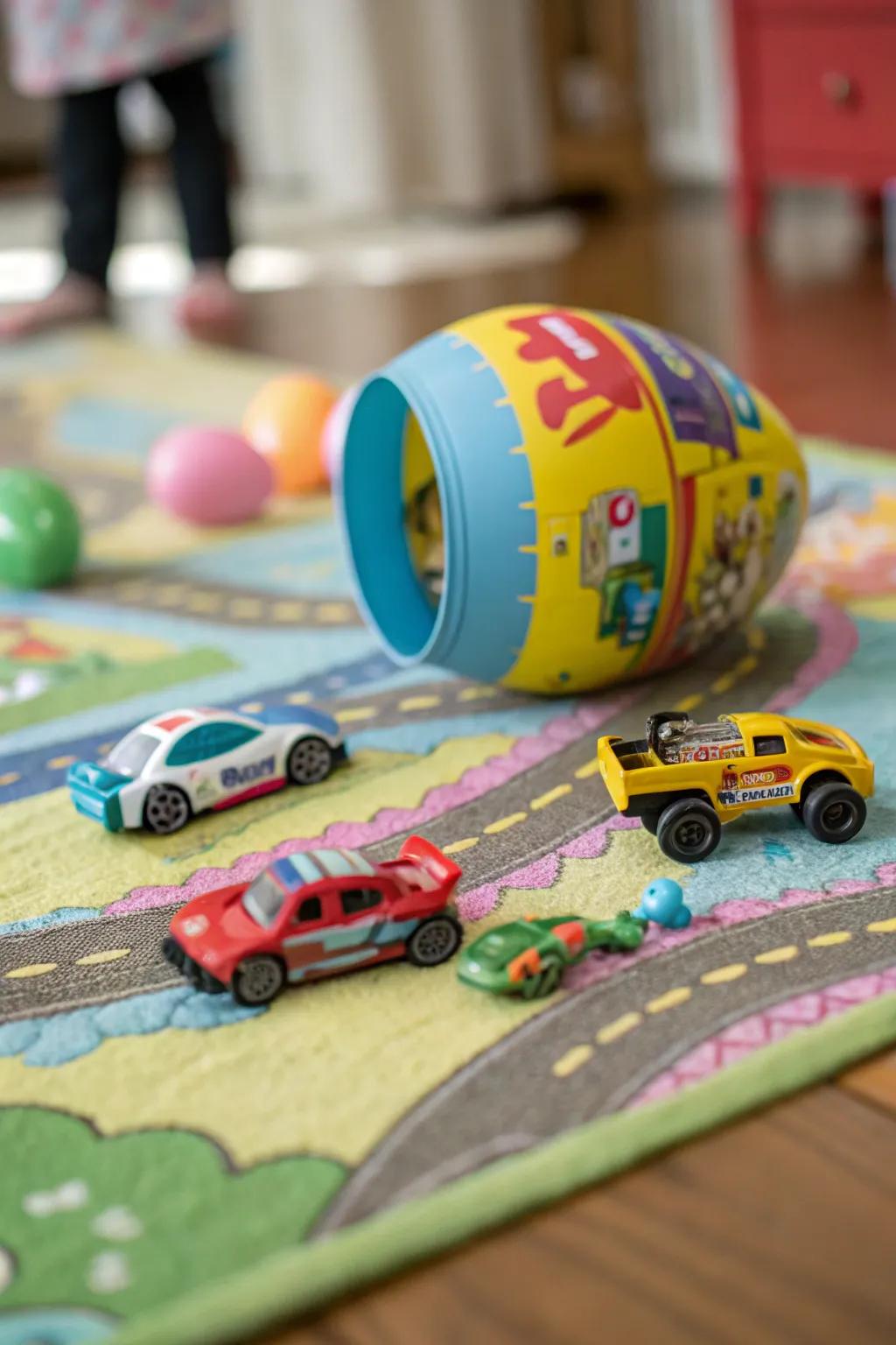 Miniature toy cars for racing fun