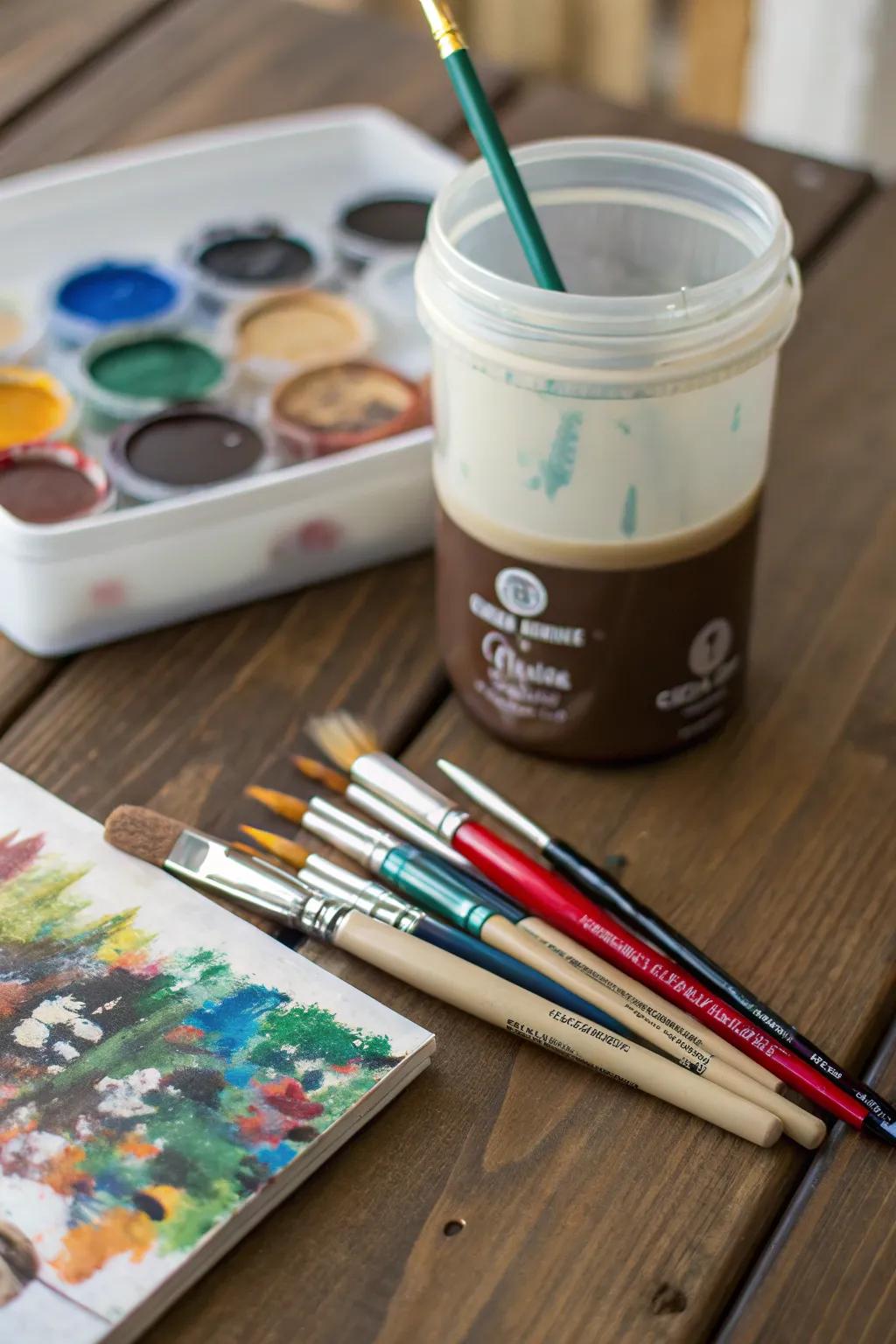 Tackle your painting projects with this clever paint holder.