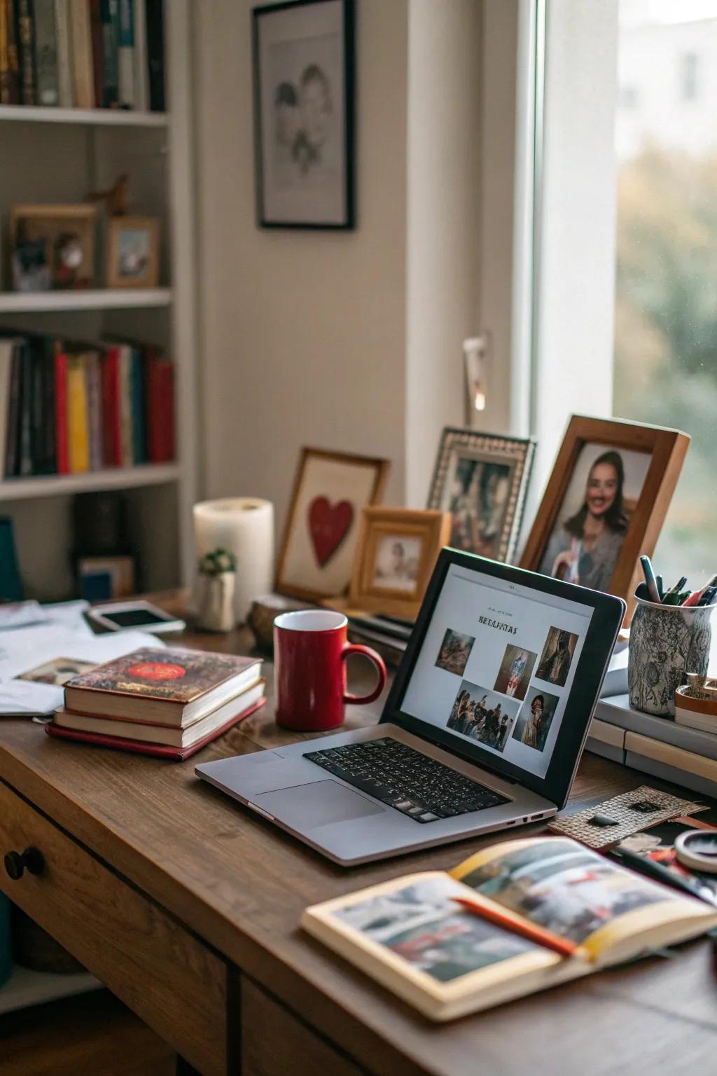 Personal touches make your workspace feel uniquely yours.