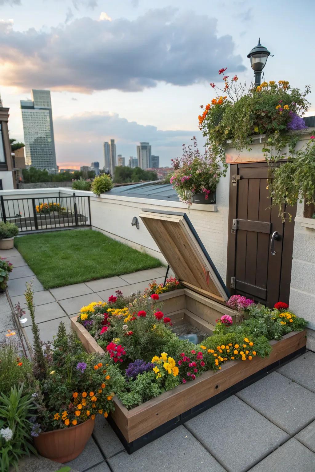 A rooftop garden trap that’s as enchanting as a fairy tale.