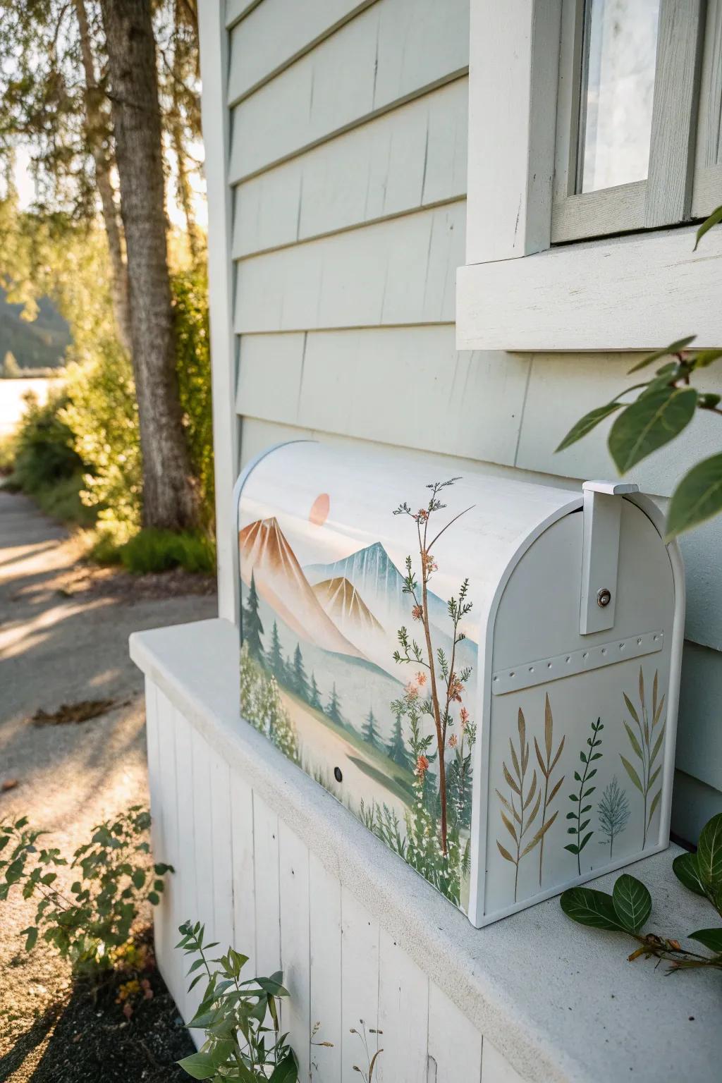 Transform your mailbox into a canvas of creativity with a touch of Scandinavian minimalism and Boho charm.