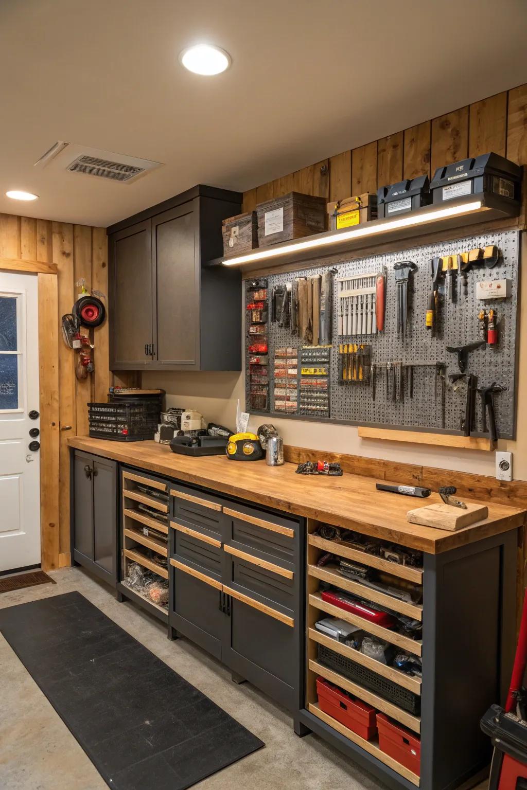 Unleash your creativity in a dedicated craftsman's workshop.