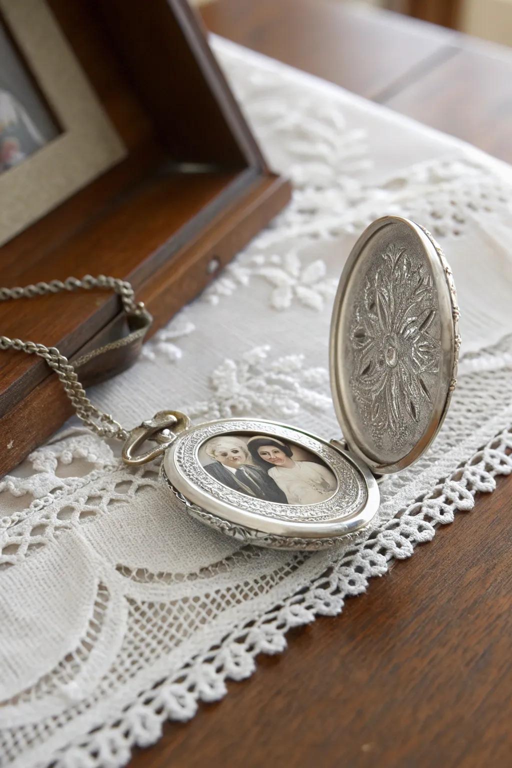 A memory locket to keep a brother's memory close to the heart.