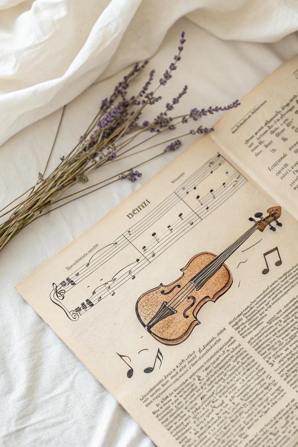 Celebrate your love for music with Scandinavian-inspired newspaper art.