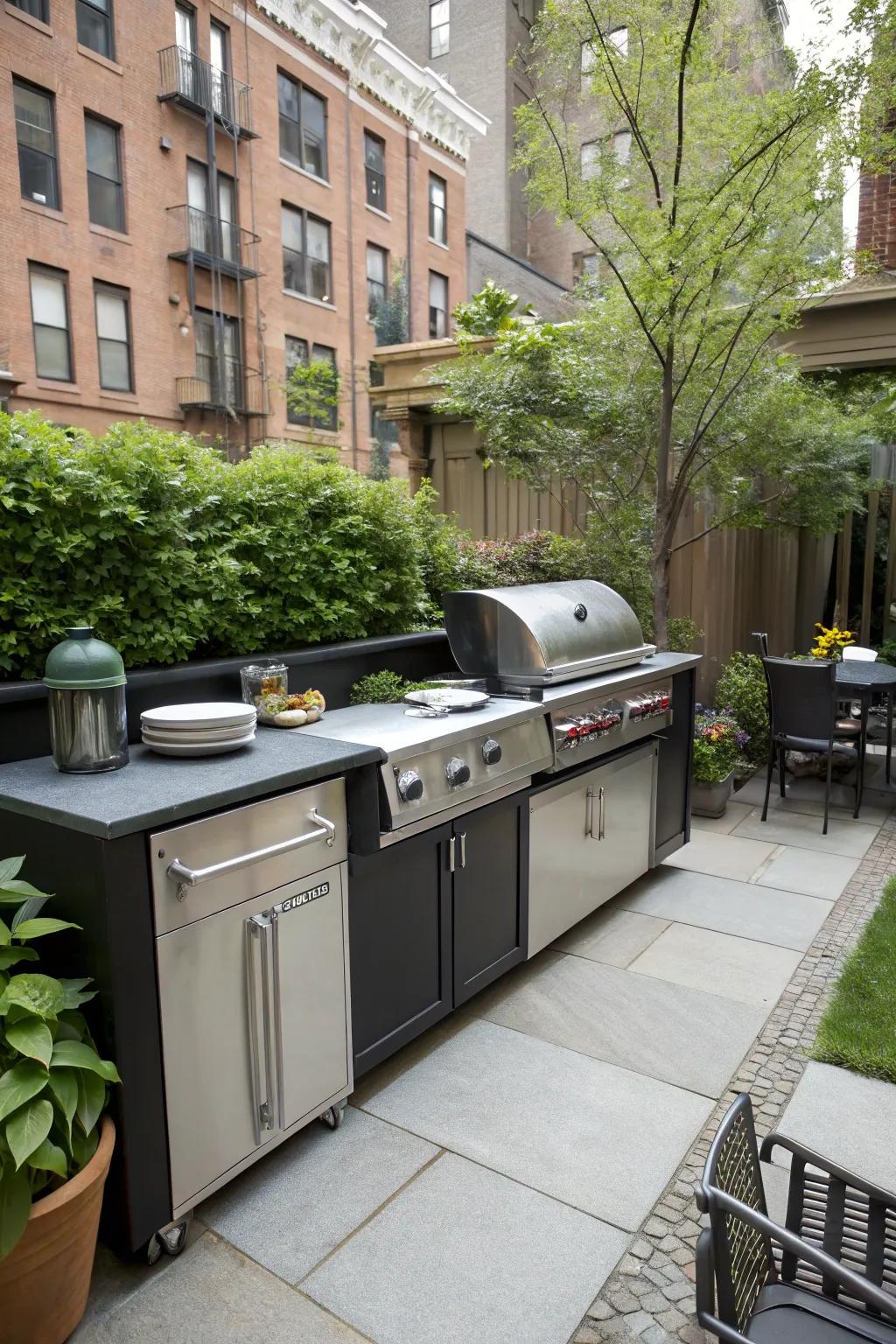 Elevate your dining with an outdoor kitchen.