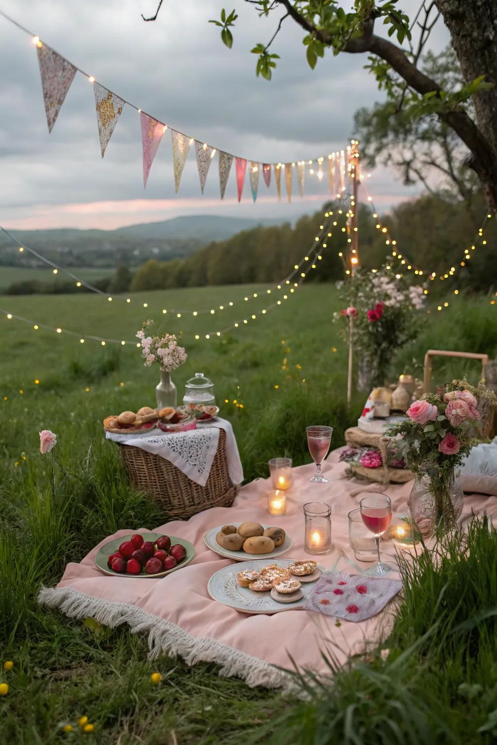 Enter a fairytale with a picnic filled with enchantment and magic.