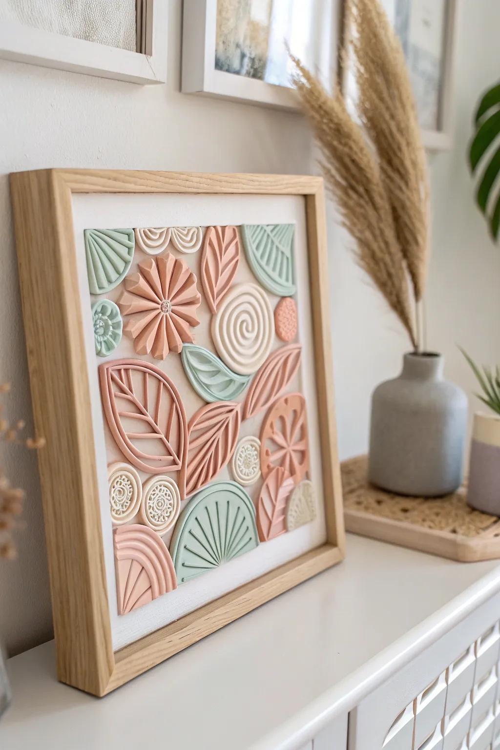 Embrace the beauty of simplicity with this handcrafted abstract art piece, where minimalist design meets bohemian charm.