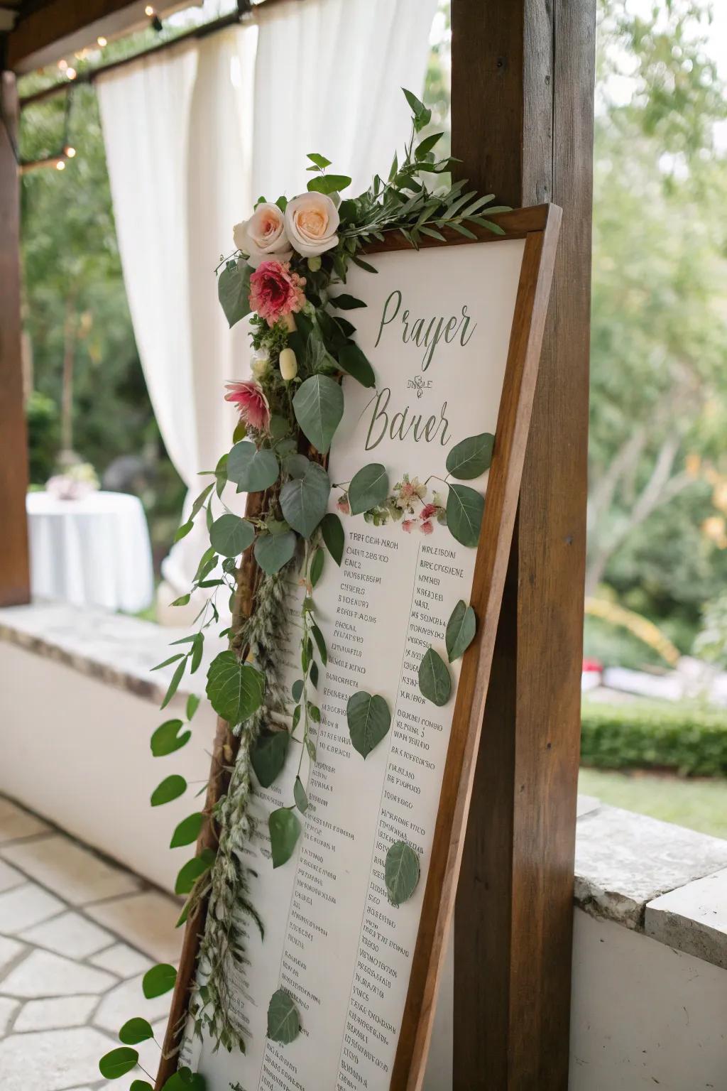 Nature-inspired boards bring a touch of the outdoors to your prayer space.