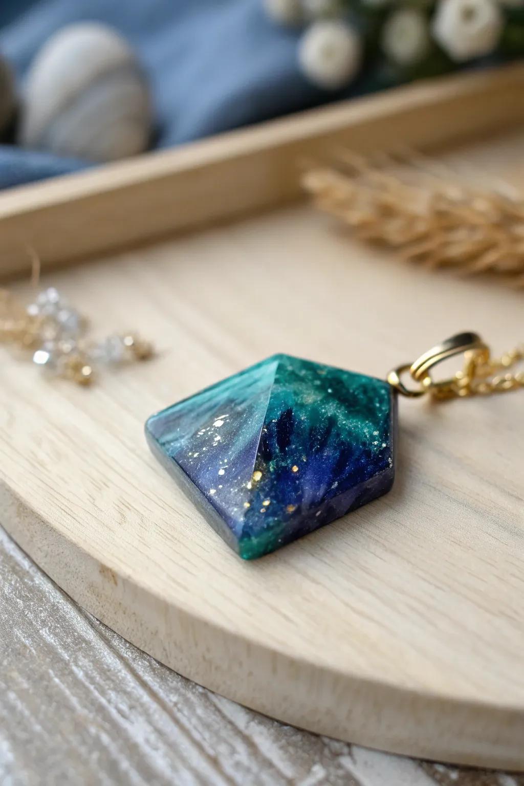 Discover the allure of resin gemstones, a perfect blend of elegance and craftsmanship.