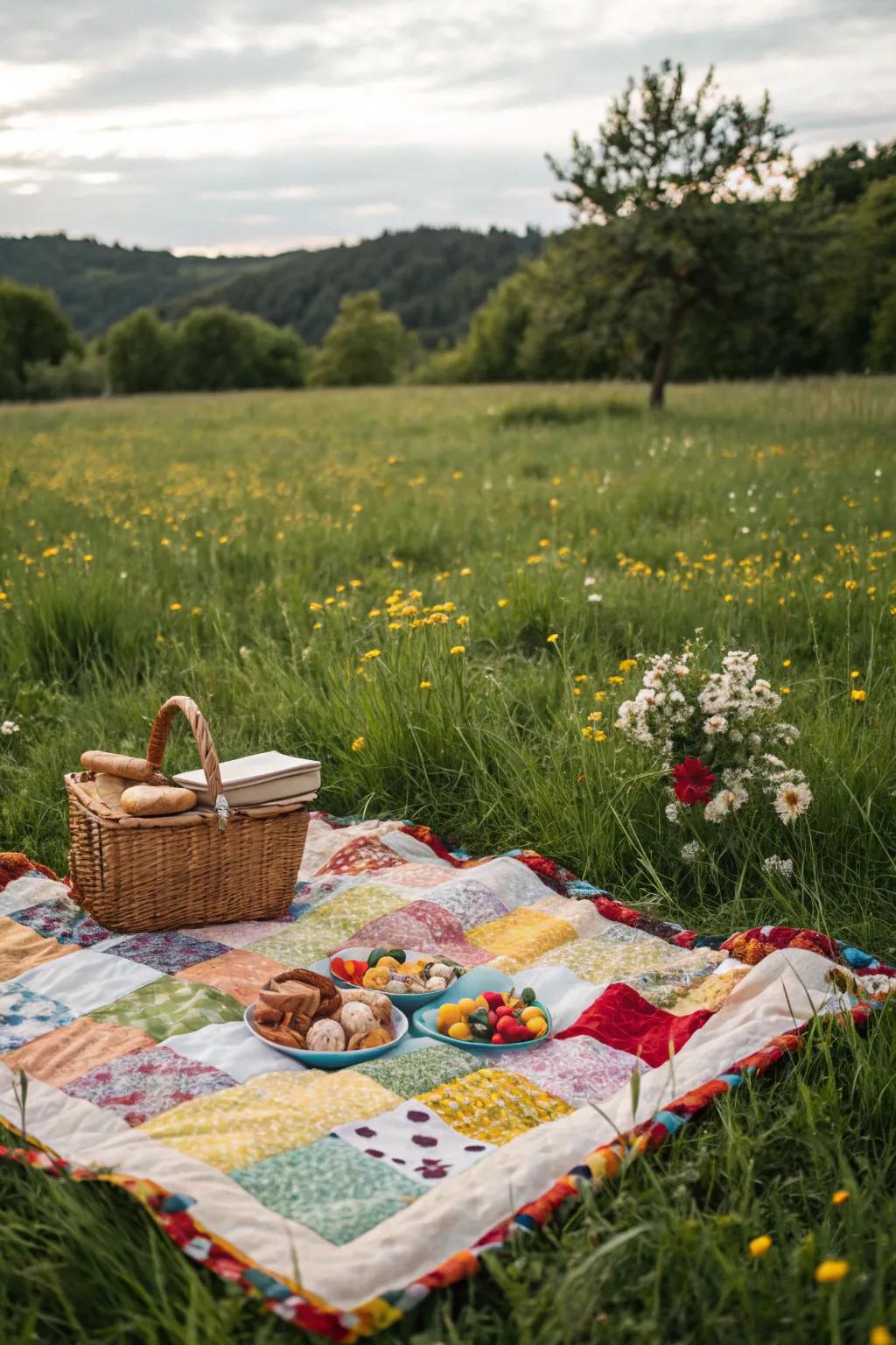 Field Day Quilt: A celebration of scrap variety.