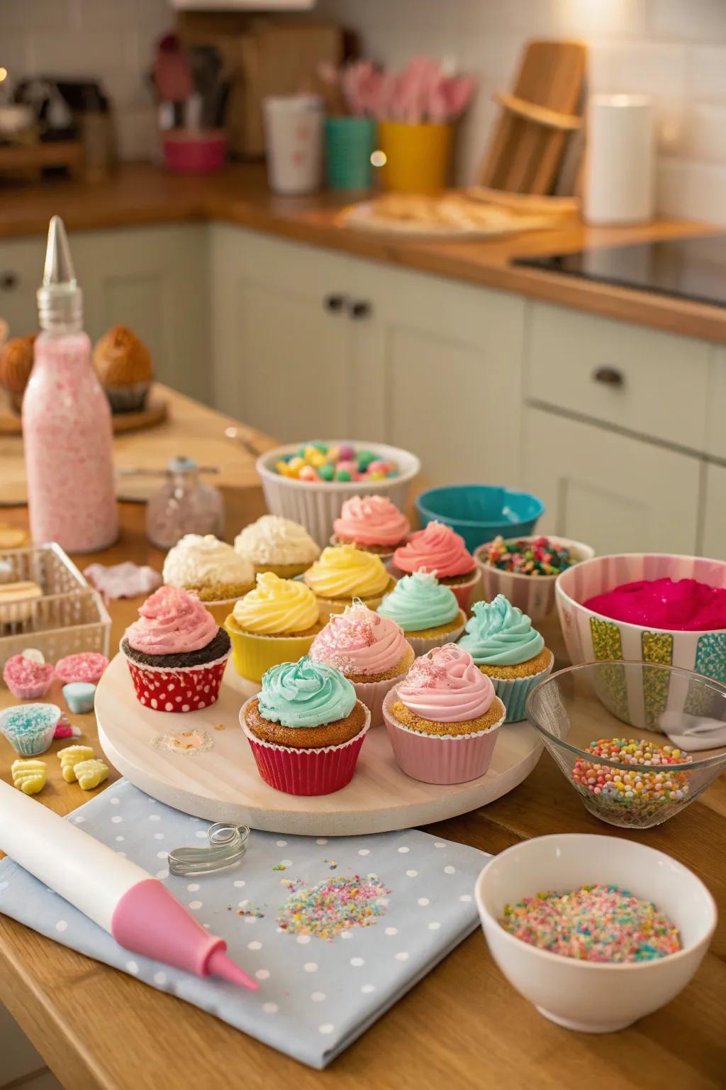 A baking party lets guests express themselves through delicious creations.