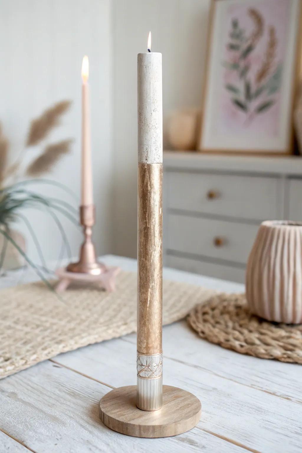 Embrace the shine with a modern metallic spirit stick—where elegance meets craftsmanship.