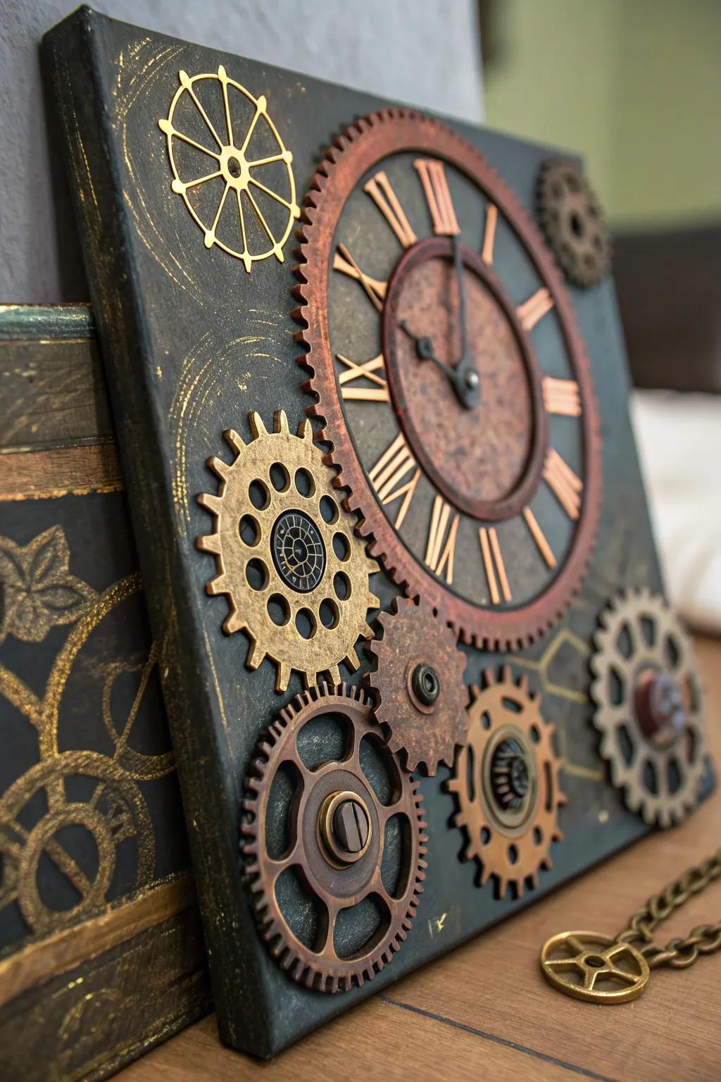 Craft a timeless masterpiece with steampunk flair.