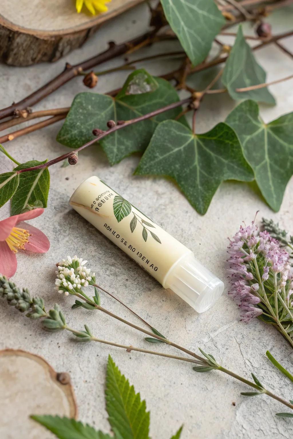 Natural lip balm to keep her lips soft and hydrated.