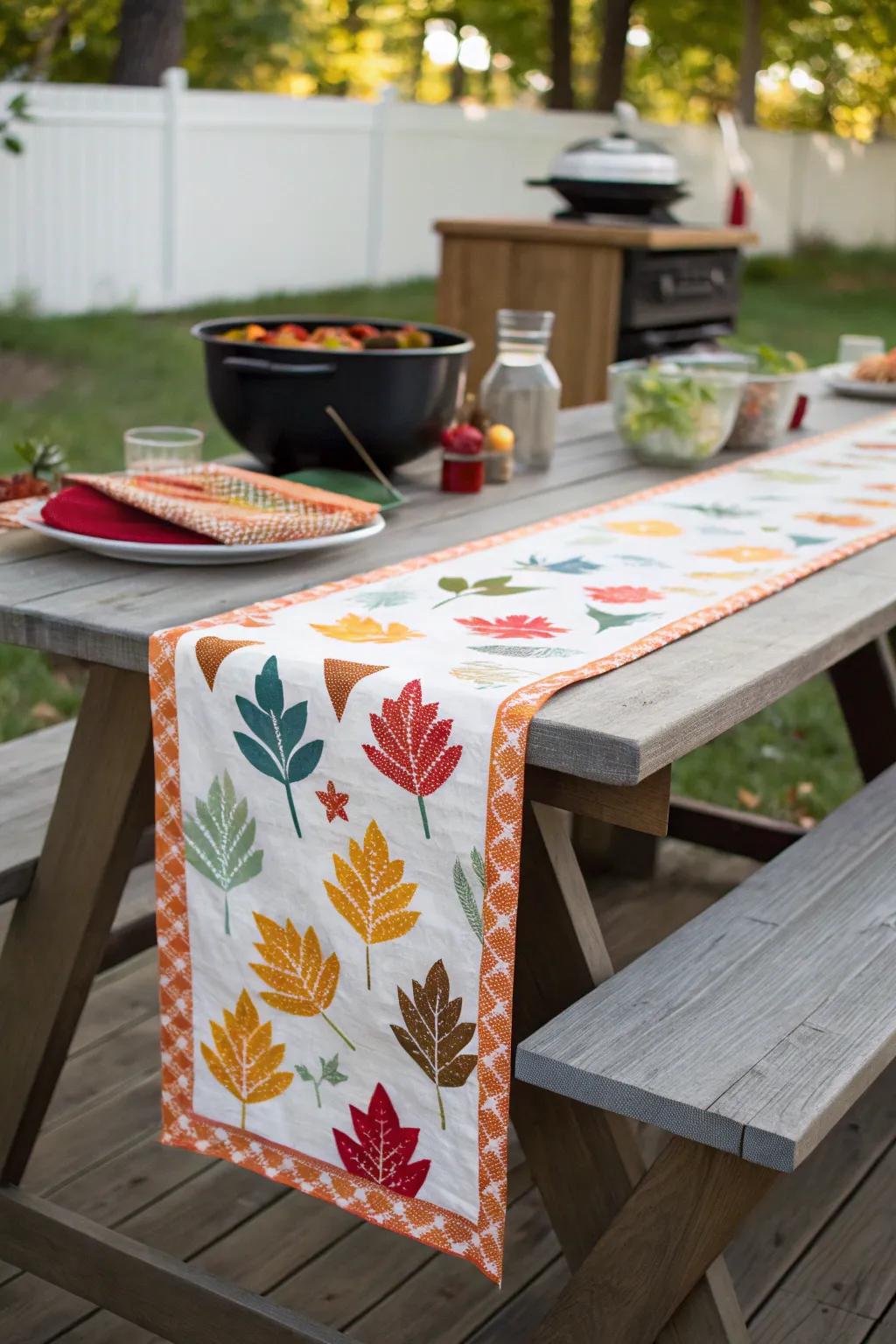 Playful table runners add fun and definition to your setup.