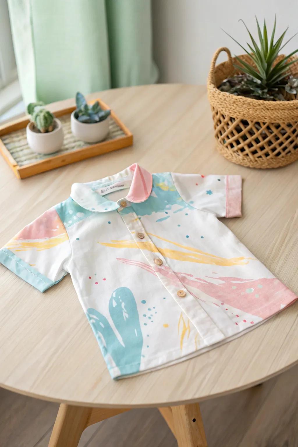 Let your little one wear art: Abstract designs for toddler shirts!