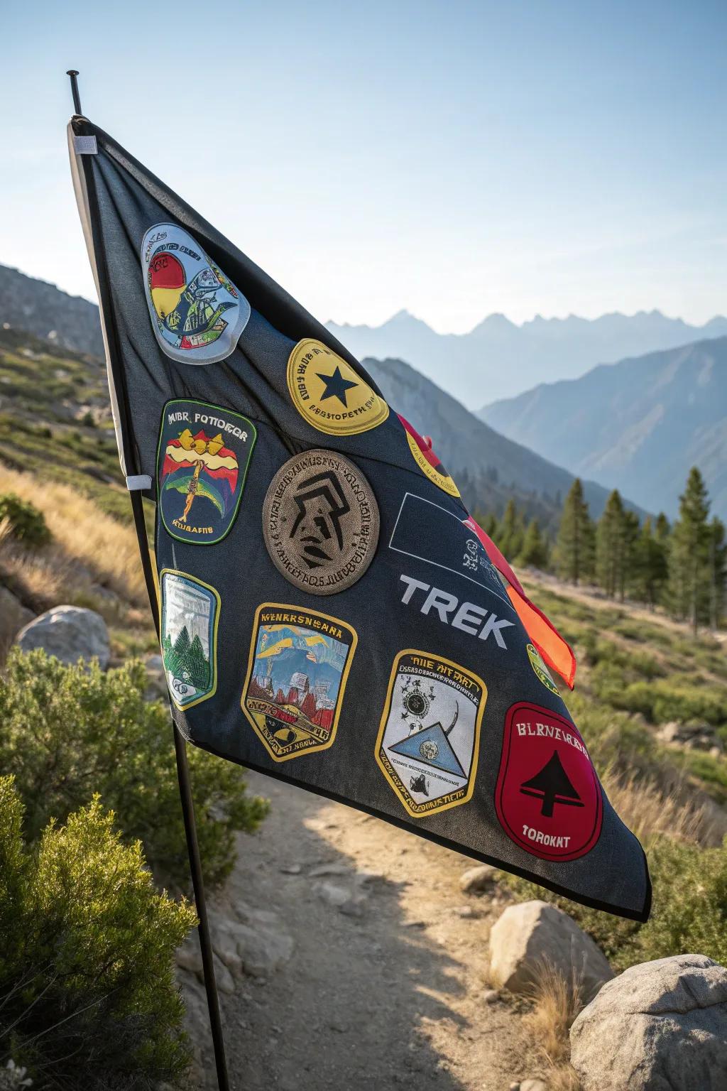 Elevate your trek experience with interactive flags that tell your unique adventure story. 🌄 #TrekFlags #AdventureAwaits
