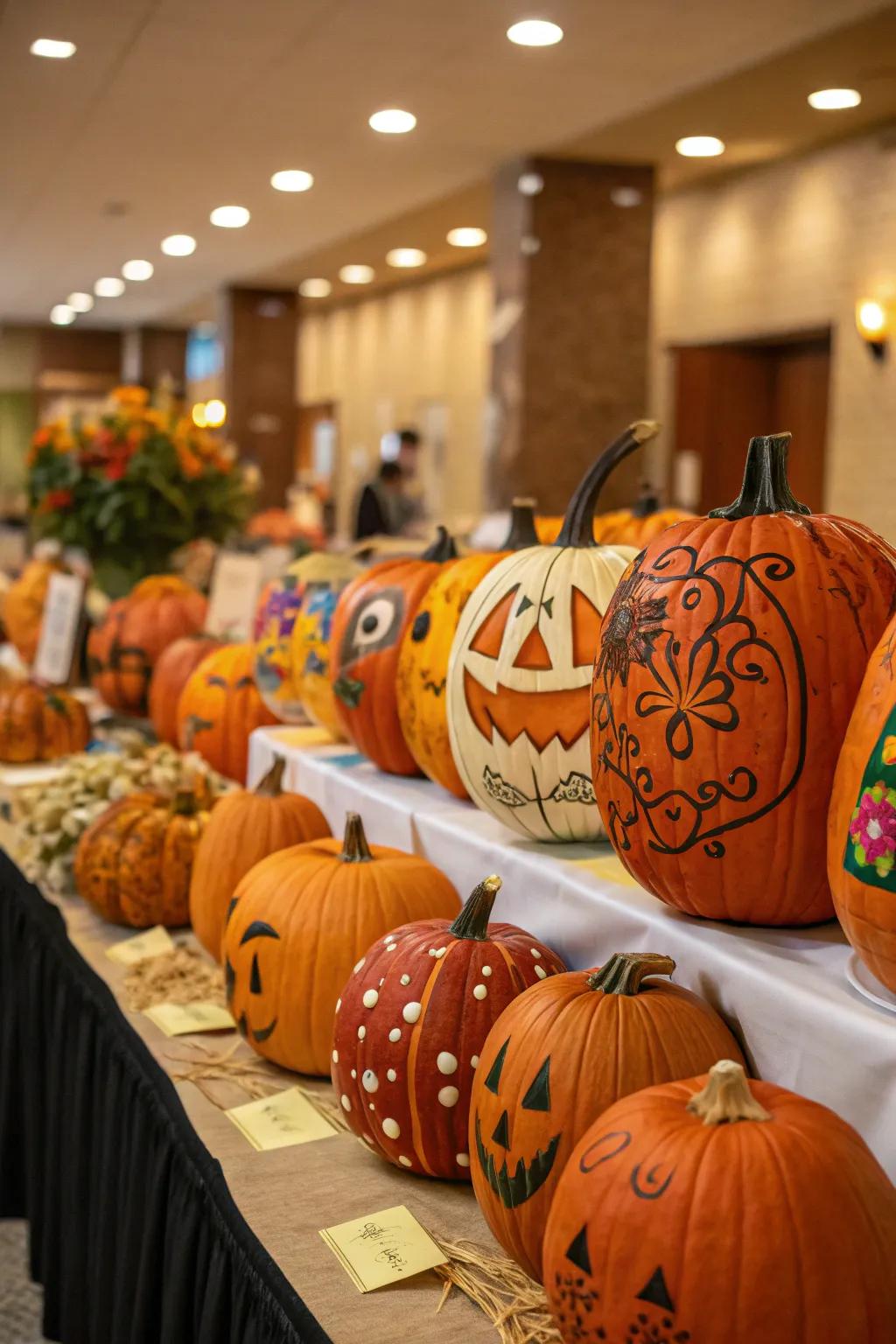 Who will carve out their place as the pumpkin decorating champion?