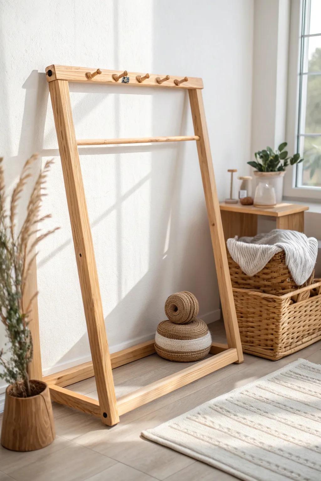 Craft your creativity: A custom tufting frame perfectly fitted to inspire your workspace.