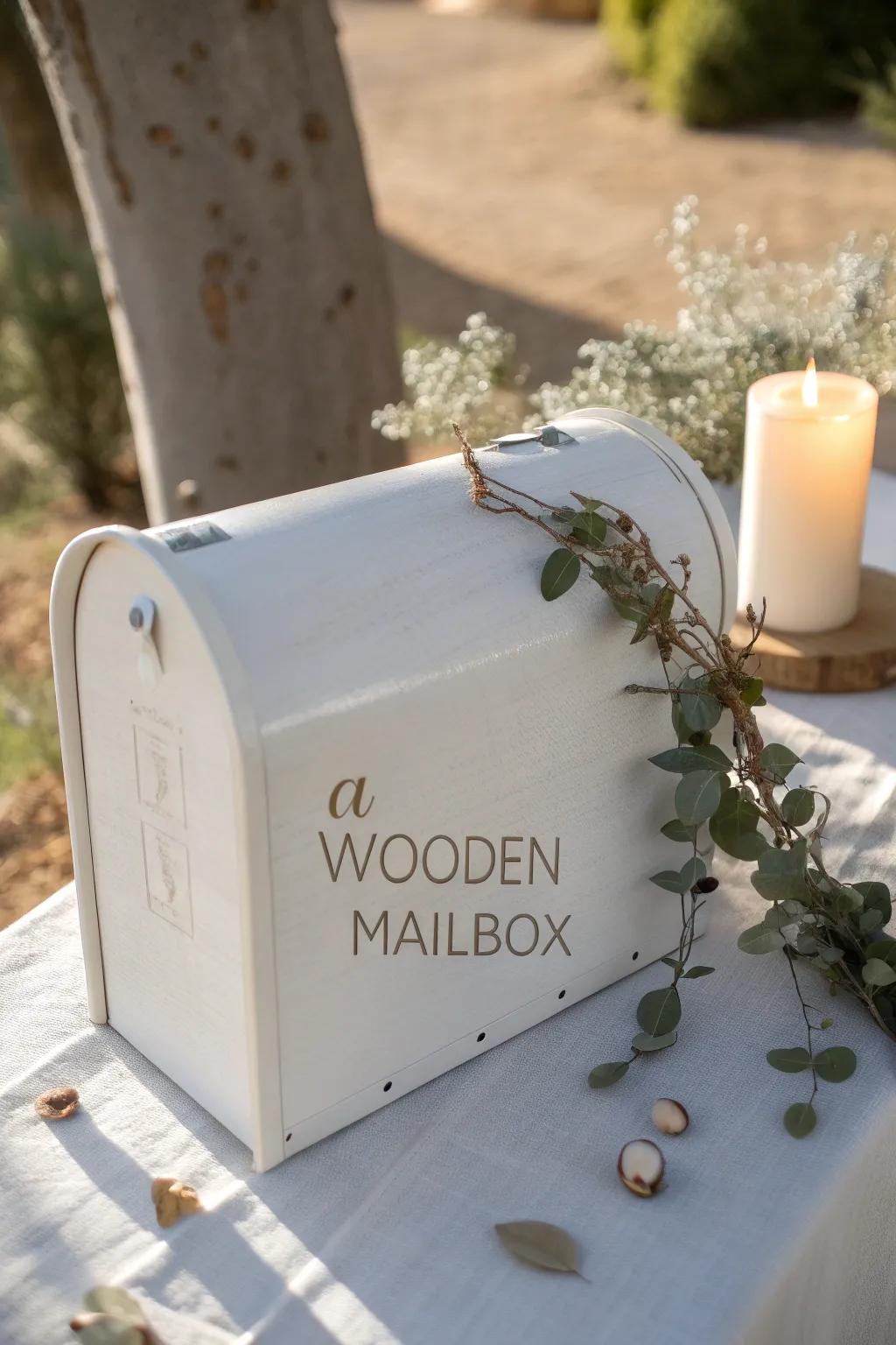 Add a personal touch to your Valentine's Day with a handcrafted mailbox that spells love in every letter.