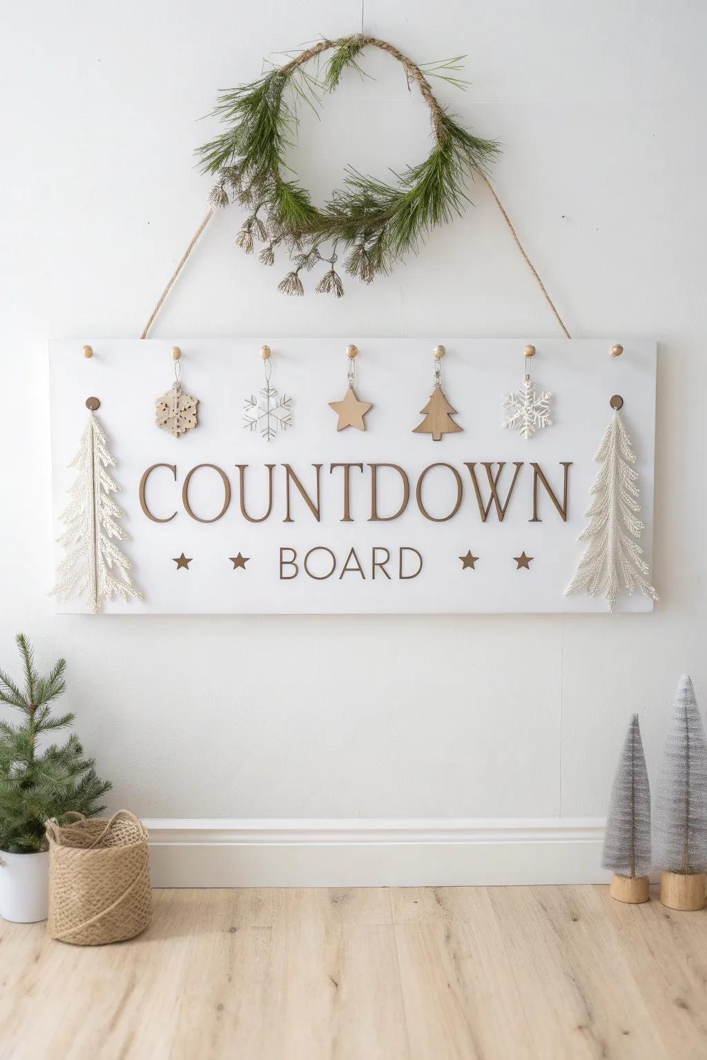 Count down to Christmas with Scandinavian simplicity and Boho charm. 🎄✨