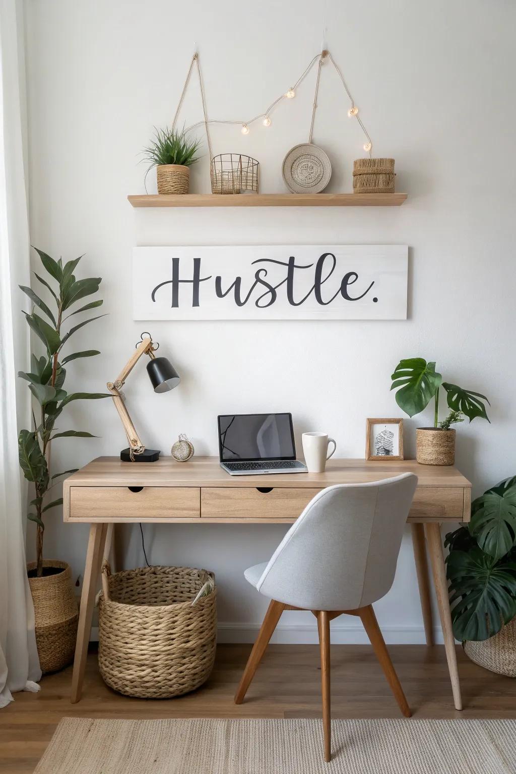 Elevate your workspace with minimalist inspiration. #Hustle #OfficeVibes