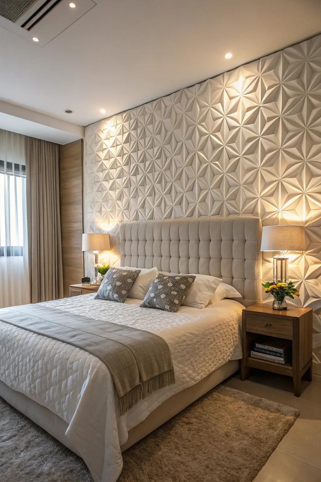 3D wall panels add depth and dimension to your space.